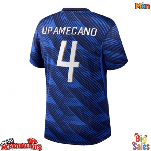 France Dayot Upamecano #4 Replica Home Stadium Shirt World Cup 2026 Short Sleeve